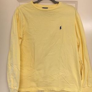 Womens Polo long sleeve light yellow